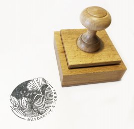 Экслибрис с цветком